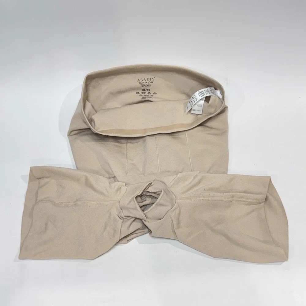 Assets‎ By Spanx High-Waisted Open Crotch Shapewear Beige Size XL